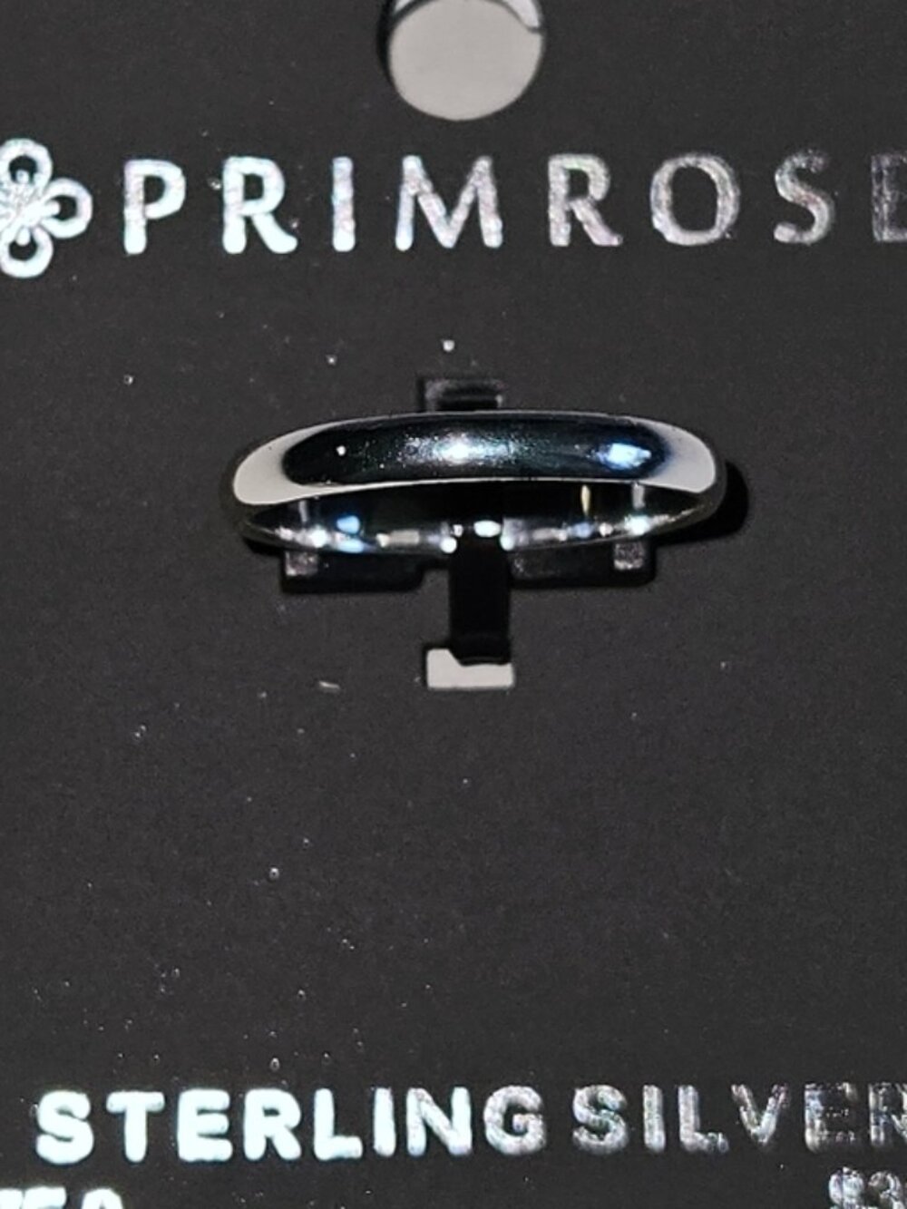 Sterling Silver Polished 3 mm Band Ring - Size: 8